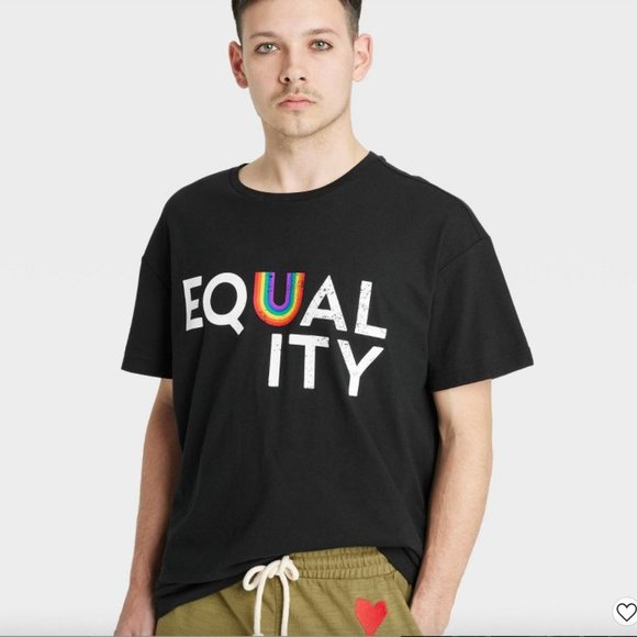 Target Other - Black "Equality" Short Sleeve T-Shirt